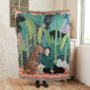 Jungle Sofa Blanket Decorative Blanket Outdoor Tent Camping