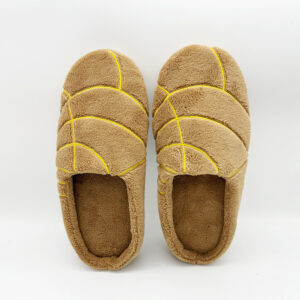 Bread Plush Slippers For Indoor Use