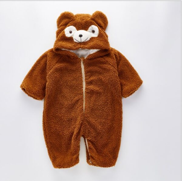 Children’s home service pajamas baby plus velvet romper