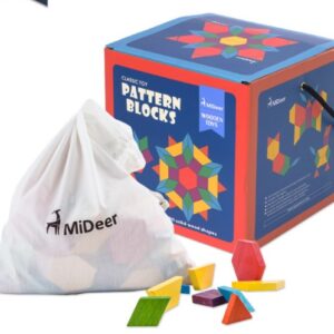 Color patterned blocks for baby wooden early education children’s toys 250