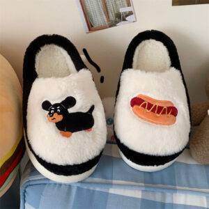 Women’s Fleece-lined Thermal Cotton Slippers