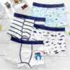 Boys’ underwear, cotton children’s boxer briefs, boys’ boxer briefs