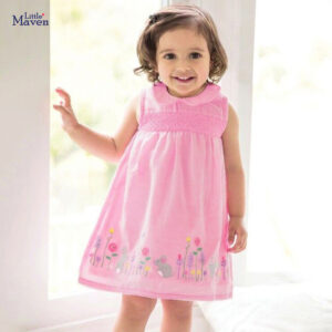 Children’S Dress European And American Children’S Summer New Style Girl Dress Cotton Short-Sleeved Children’S Dress