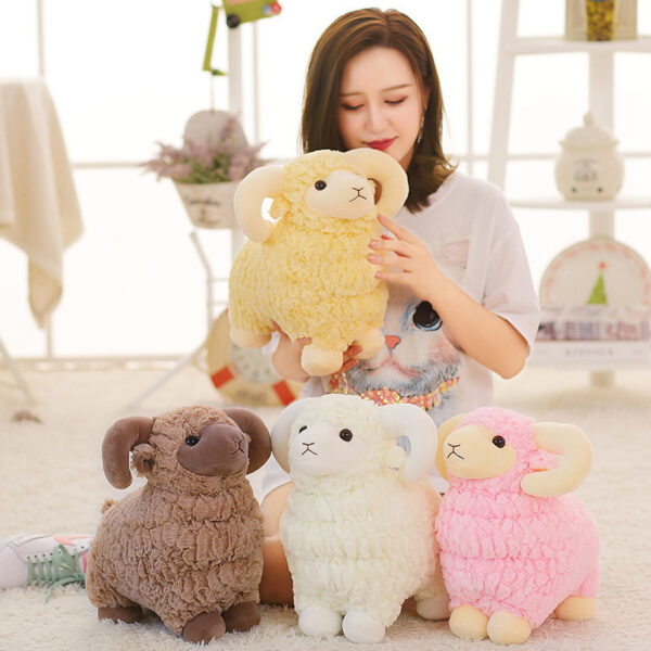 Simulation goat doll plush toy