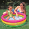 Fluorescent three-ring inflatable pool ball pool