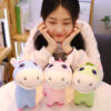 Colorful donkey plush toy ragdoll doll