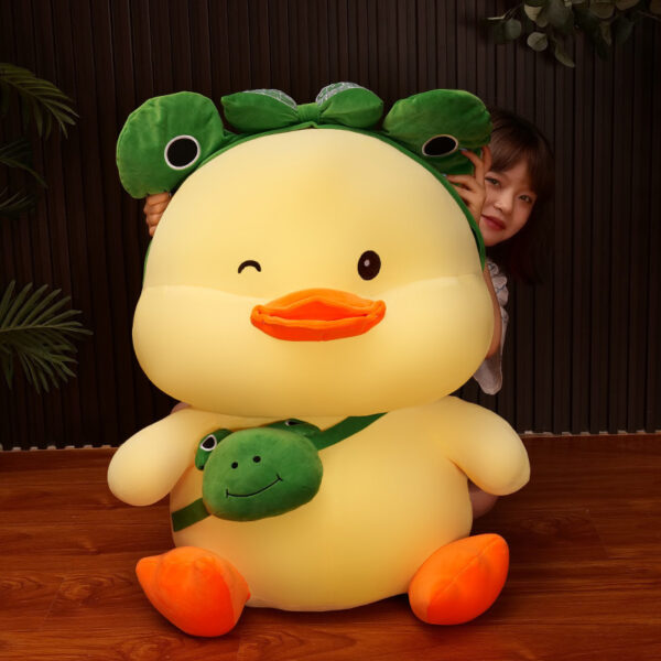 Cute Rabbit Ear Duck Doll Plush Toy