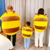Cartoon Bee Pillow Wearable Plush Toy