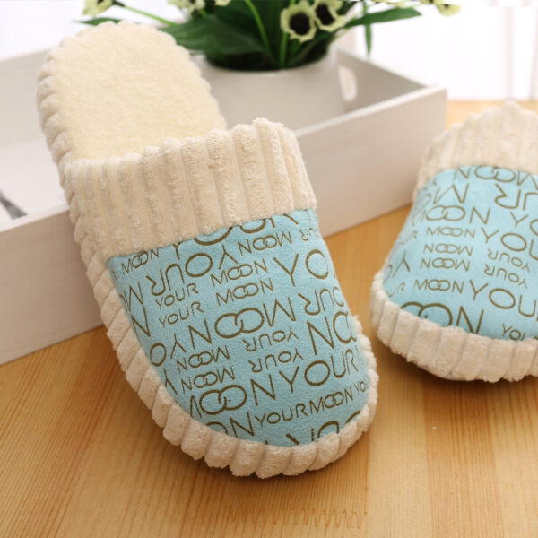 Striped EVA cotton slippers