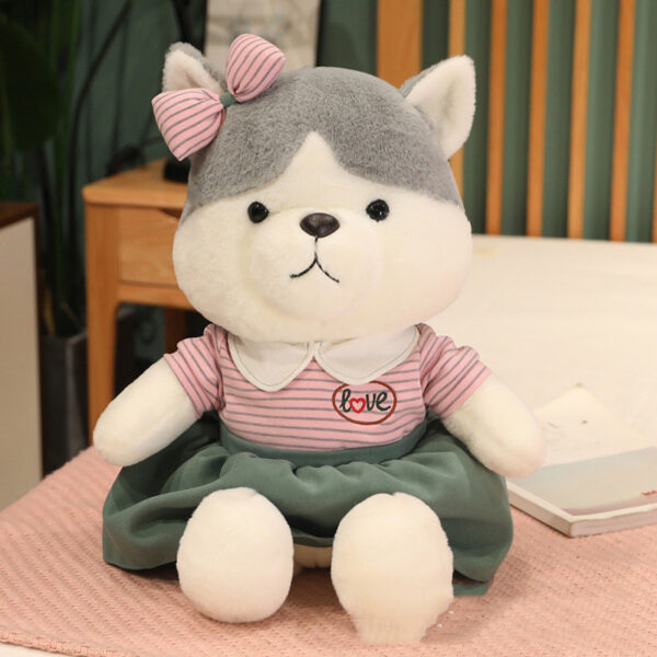 Plush Toy Husky Couple Doll   Valentine’s