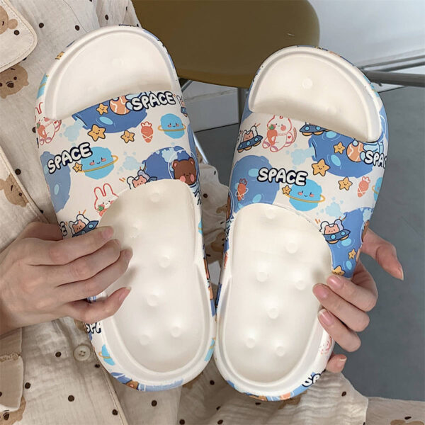 Women’s Cute Graffiti Eva Platform Slippers