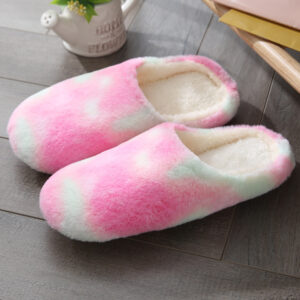 Japanese Women’s Plus Size Warm Cotton Slippers