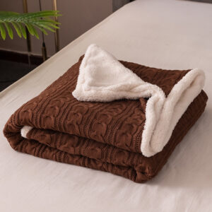 Solid Color Acrylic Air Conditioning Blanket