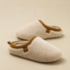 Argy Wormwood Plush Slippers Women’s Home Indoor Non-slip Warm Cotton Slippers