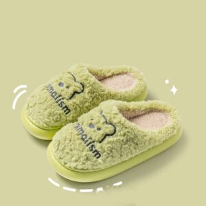 Little Bear Cotton Slippers Women’s Home