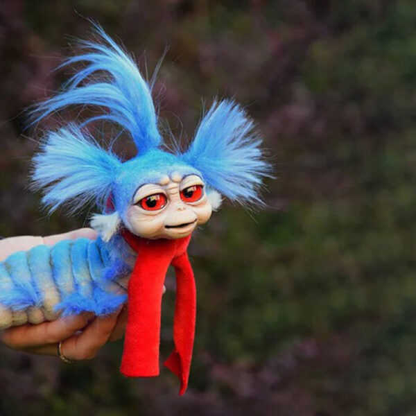 Labyrinth Worm Plush  Toy Home Furnishings