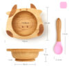 Baby dinner training plate children’s cutlery set