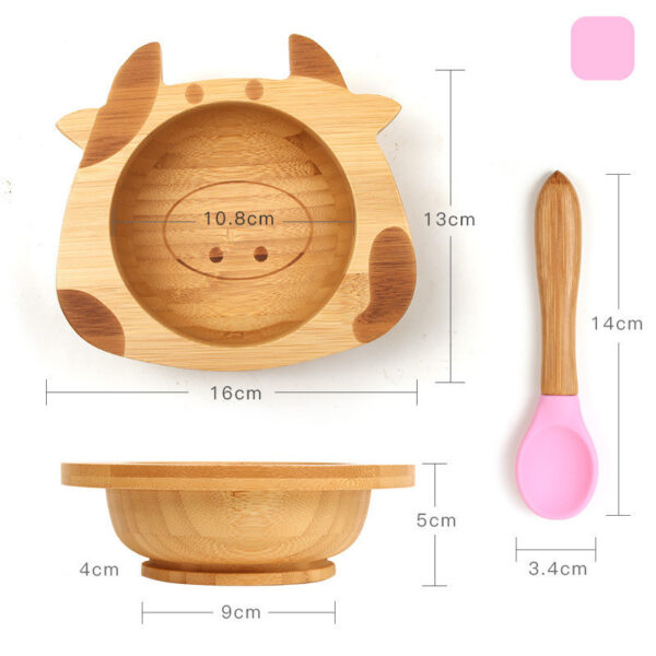 Baby dinner training plate children’s cutlery set