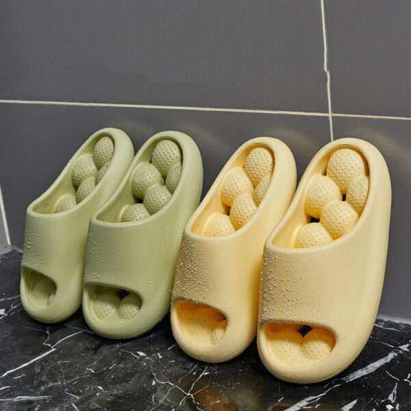 Ball Massage Sole Design Bathroom Slippers Women’s House Shoes Indoor Non-Slip Floor Home Slippers Summer