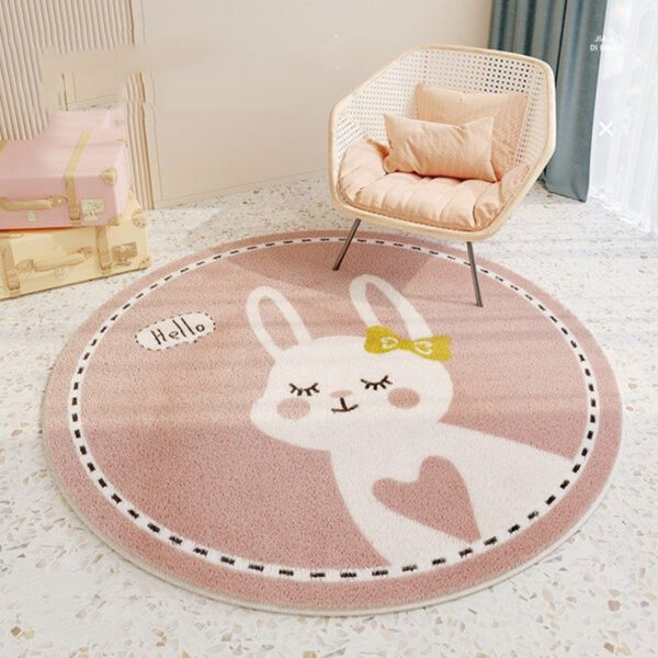 Children’s Room Round Cashmere Rug