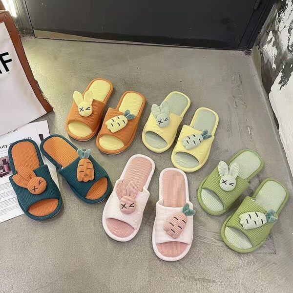 Linen Slippers Women’s Home Indoor Home
