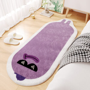 Funny Expressions Bedside Carpet Cartoon Master Bedroom