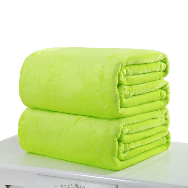 Winter Coral Blanket Flannel Single Double Bed Single