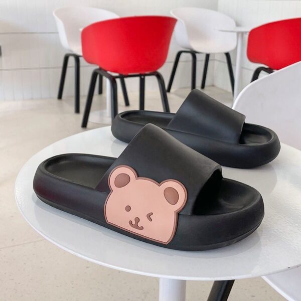 Thick-soled Bathroom Indoor Couple Home Slippers