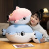 Cute Shark Sleeping Pillow Plush Toy
