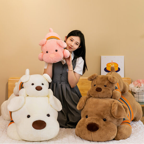 Sweater Sitting Dog Plush Toy Doll