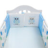 Baby Bedding Blue Owl Bed Backup