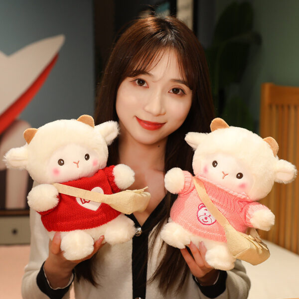 Girl Children Lamb Shape Plush Toy