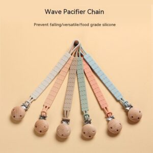 Infant Nipple Edible Silicon Teether Pacifier Clip