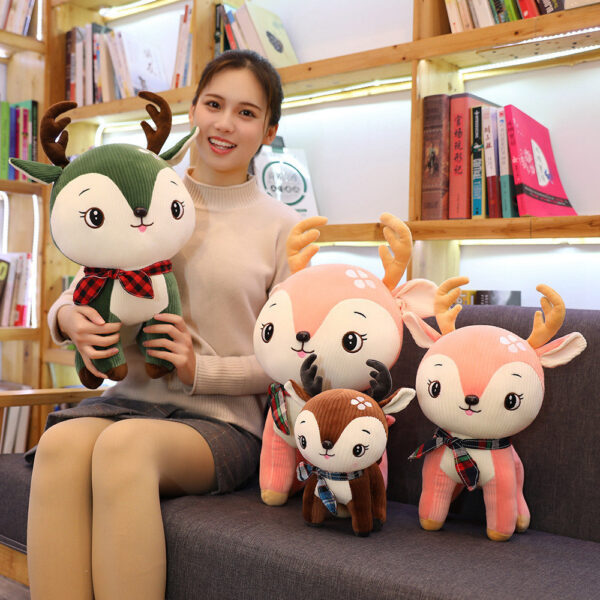 Creative Sika Deer Plush Toy Giraffe Doll