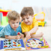Intelligence Toys Children’s Busy Book Baby Early Education Perception Book Velcro Puzzle