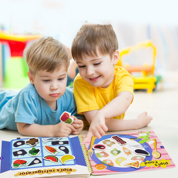 Intelligence Toys Children’s Busy Book Baby Early Education Perception Book Velcro Puzzle