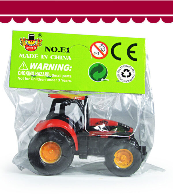 Plastic Simulation Mini Alloy Farmer Sliding Children’s Toy Car
