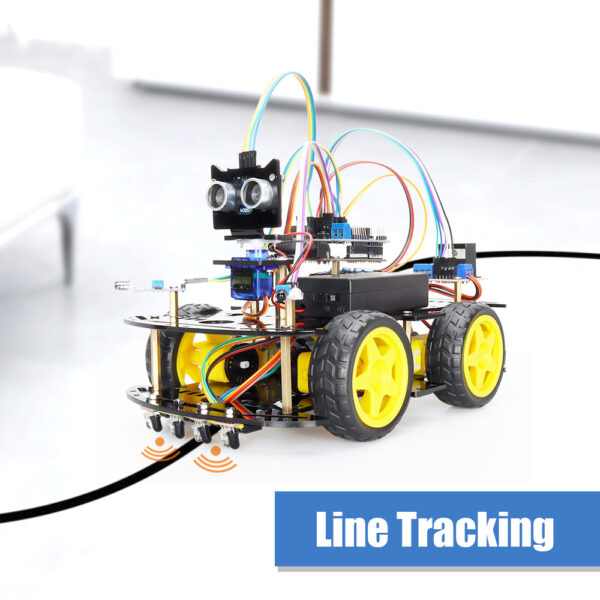 Ultrasonic Obstacle Avoidance Intelligent Car Toy