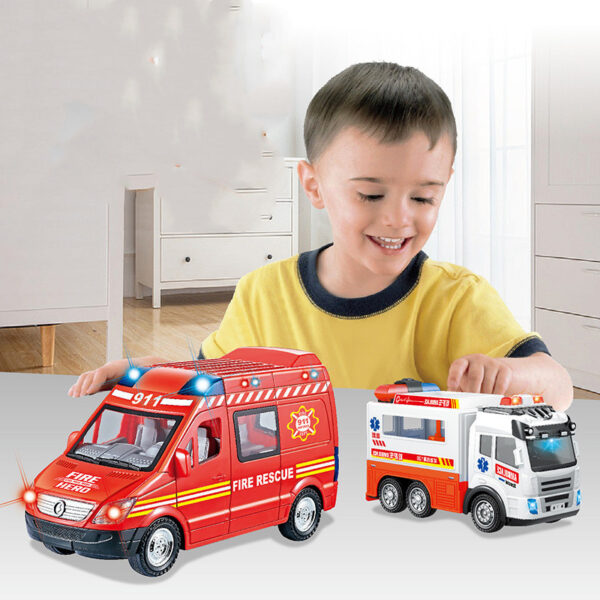 Audible Light-emitting Universal Electric Toy Car